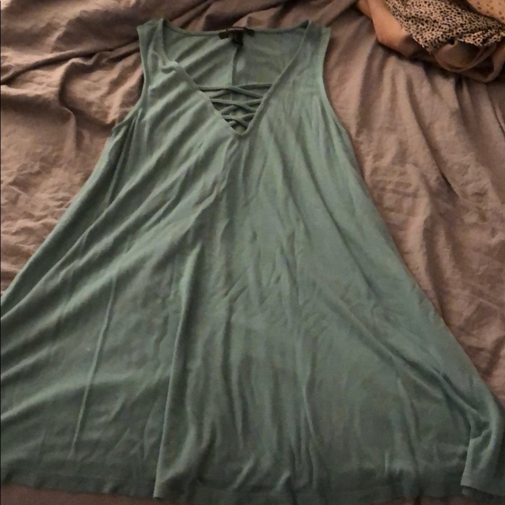 Light teal F21 dress
